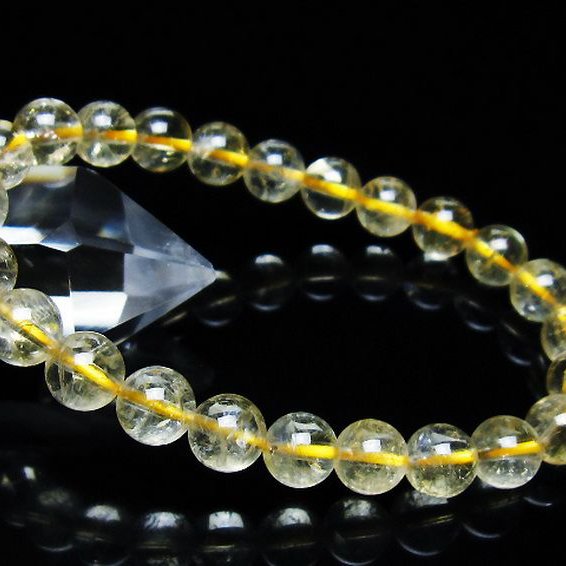 シトリン ブレスレット 8mm [t55-10612]