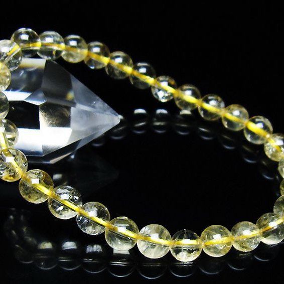 シトリン ブレスレット 6mm [t55-10618]