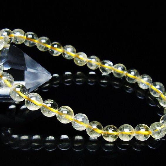 シトリン ブレスレット 6mm [t55-10629]