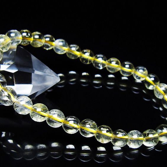 シトリン ブレスレット 6mm [t55-10630]