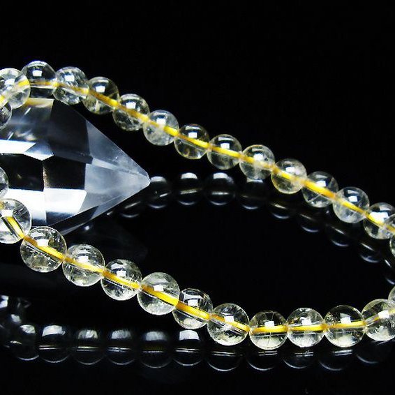シトリン ブレスレット 6mm [t55-10635]
