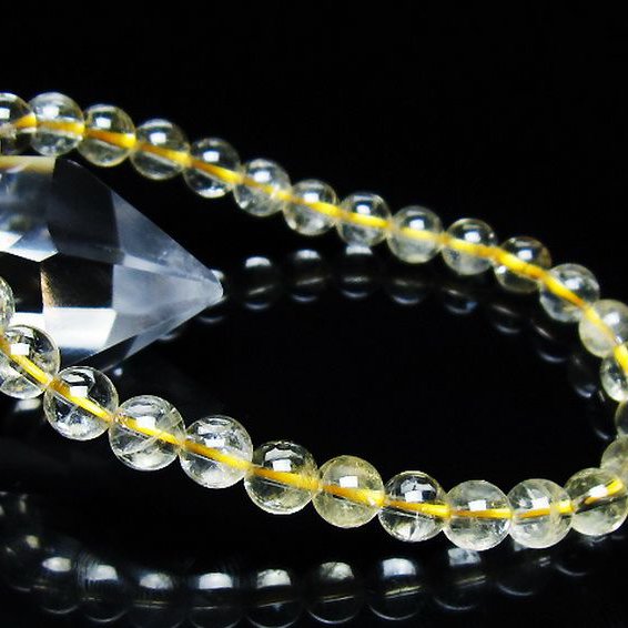 シトリン ブレスレット 6mm [t55-10645]