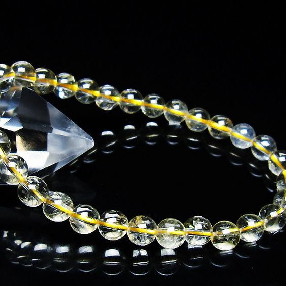 シトリン ブレスレット 6mm [T55-10647]