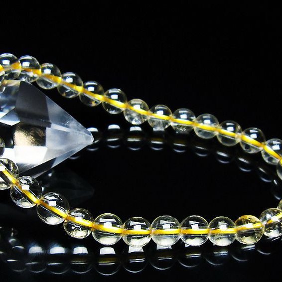 シトリン ブレスレット 6mm [T55-10648]