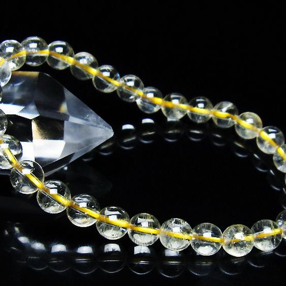 シトリン ブレスレット 6mm [t55-10651]