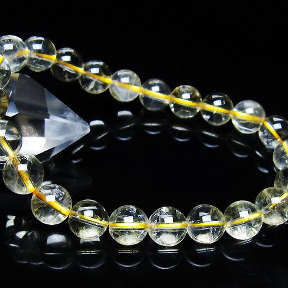 シトリン ブレスレット 9mm [T55-10684]