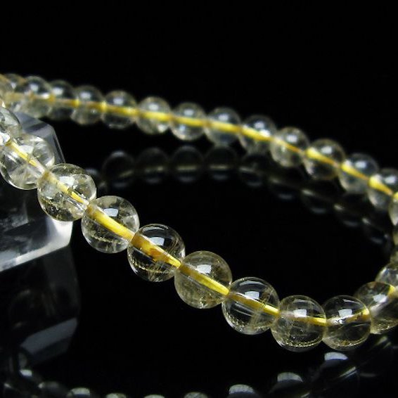 シトリン ブレスレット 6mm [T55-9917]