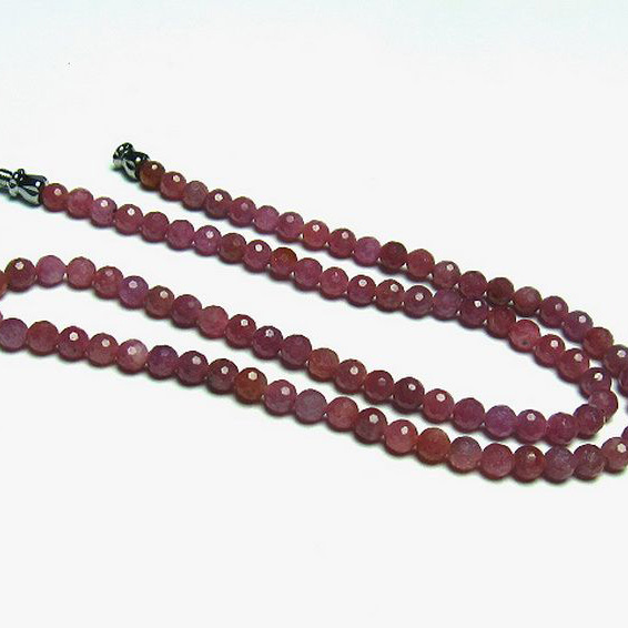 ルビー ネックレス 4mm [T561-1806]