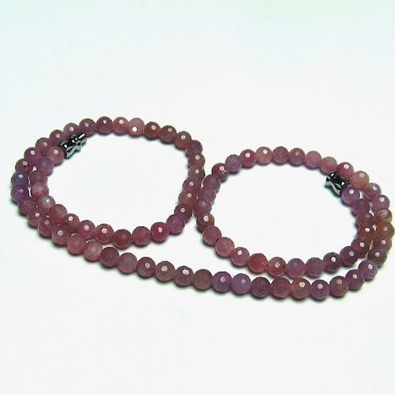 ルビー ネックレス 5mm [T561-1827]
