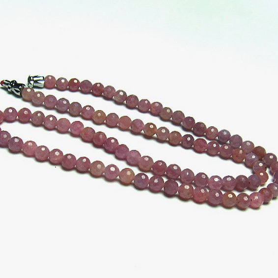 ルビー ネックレス 5mm [T561-1846]