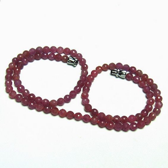 ルビー ネックレス 4mm [t561-1900]