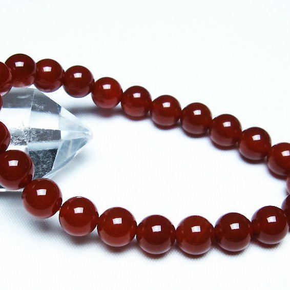 赤アゲート ブレスレット 8mm [t57-6903]