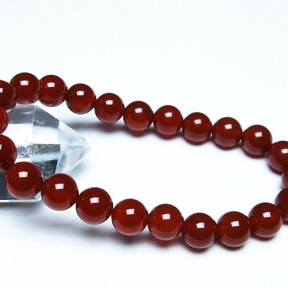 赤アゲート ブレスレット 8mm [t57-6951]