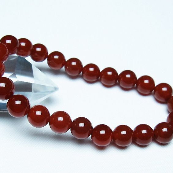 赤アゲート ブレスレット 8mm [t57-7094]