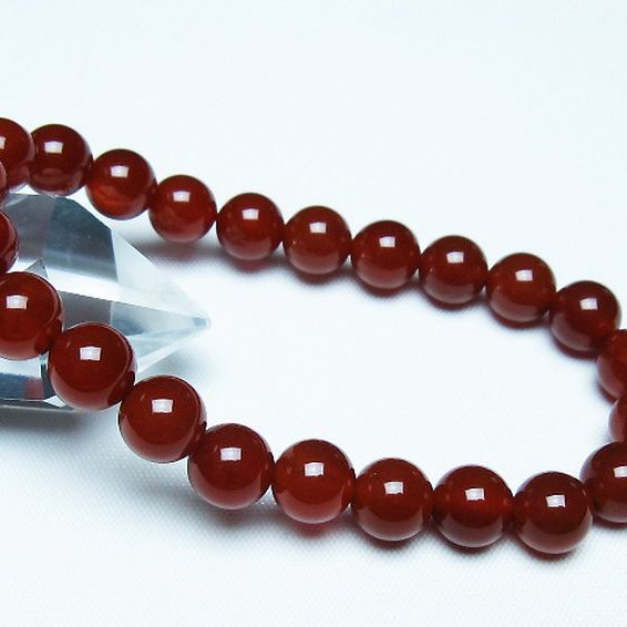 赤アゲート ブレスレット 8mm [t57-7113]
