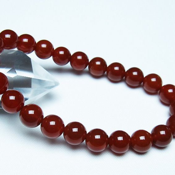 赤アゲート ブレスレット 8mm [t57-7131]