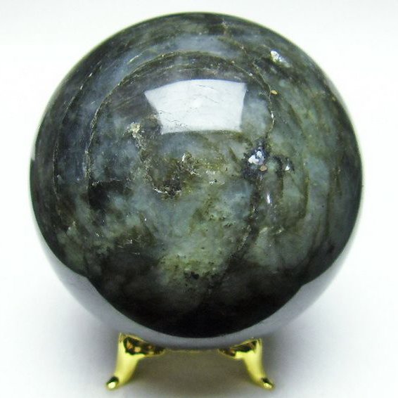 ラブラドライト 丸玉 64mm [T571-3088]