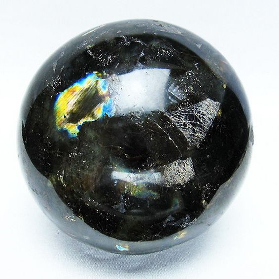 1.8Kg ラブラドライト 丸玉 108mm [T571-4178]