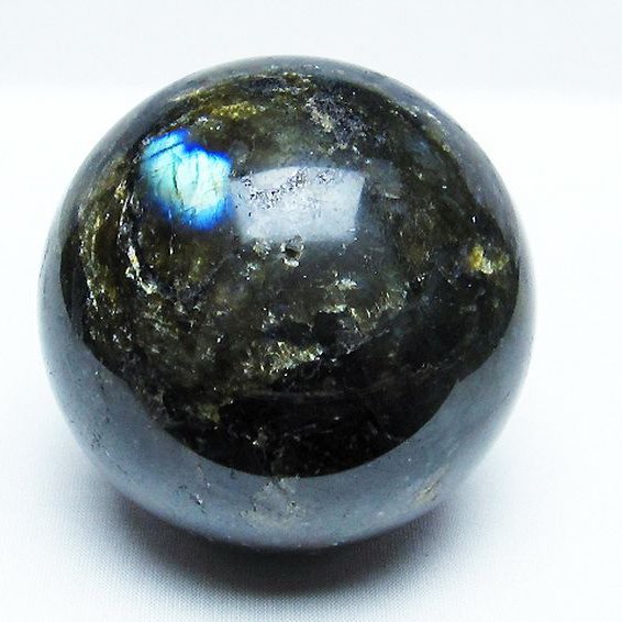 ラブラドライト 丸玉 81mm [T571-4227]