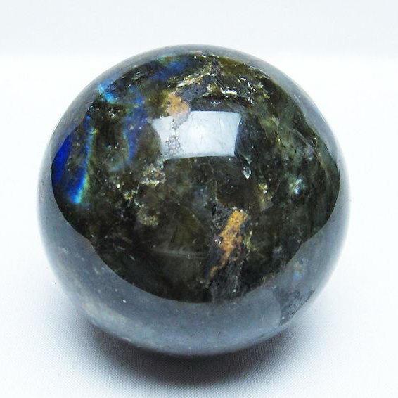 ラブラドライト 丸玉 71mm [T571-4309]