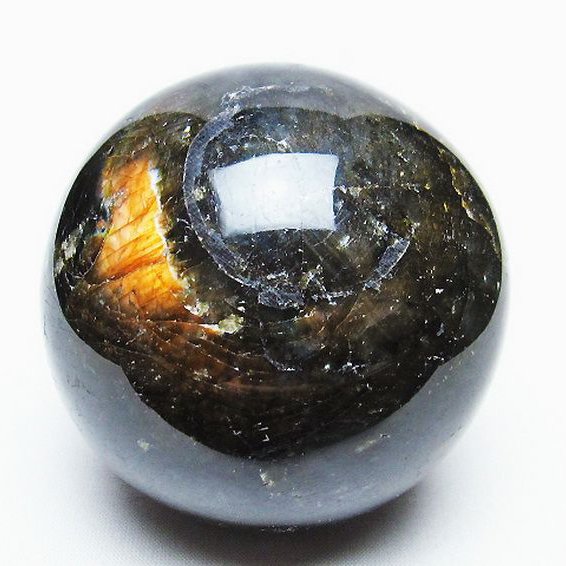 ラブラドライト 丸玉 78mm [T571-4475]