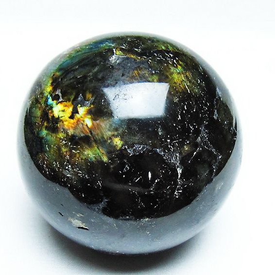 ラブラドライト 丸玉 83mm [T571-4774]