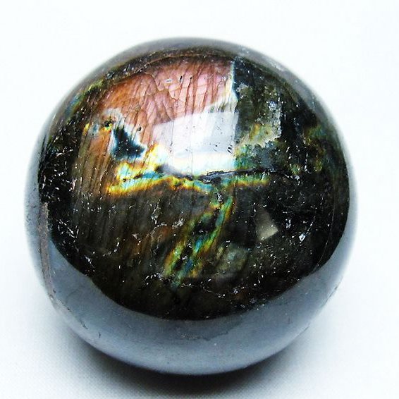 ラブラドライト 丸玉 58mm [T571-4896]