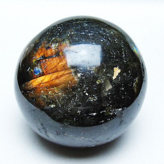 ラブラドライト 丸玉 70mm [T571-4903]