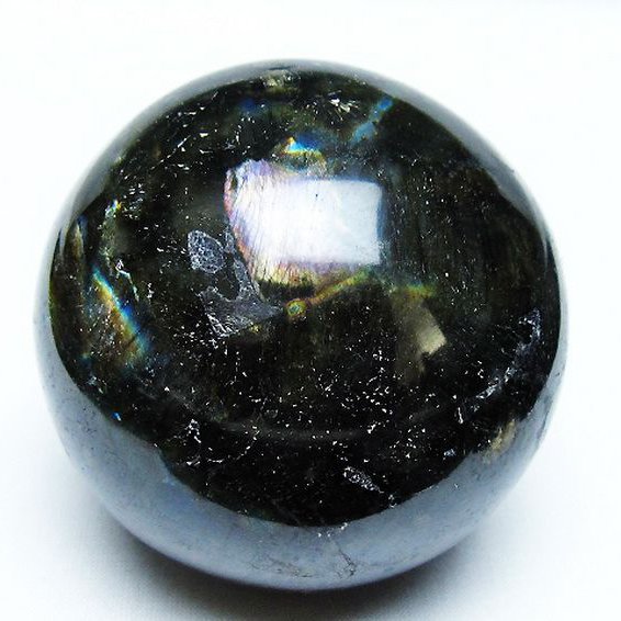 ラブラドライト 丸玉 76mm [T571-4911]