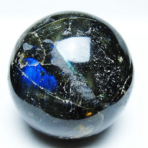 ラブラドライト 丸玉 83mm [T571-5004]