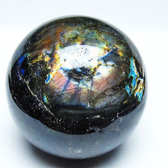 ラブラドライト 丸玉 88mm [T571-5060]