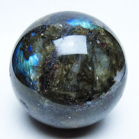 ラブラドライト 丸玉 76mm [t571-5181]