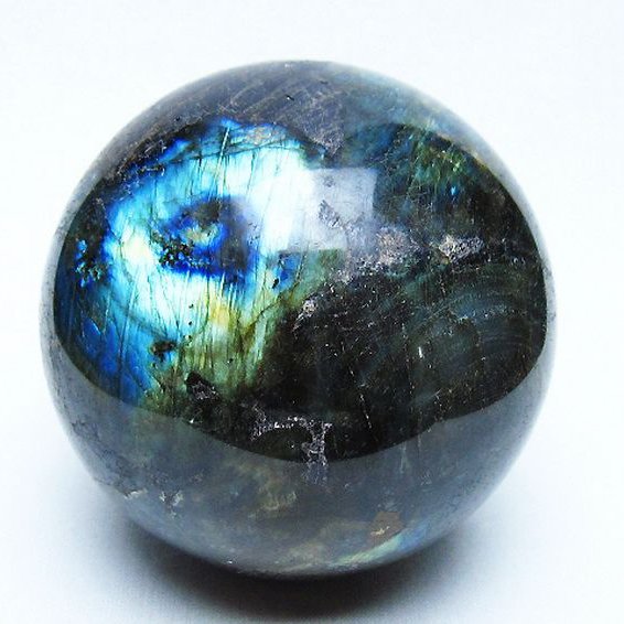 ラブラドライト 丸玉 83mm [t571-5201]