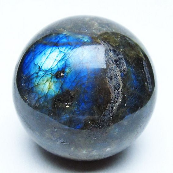 ラブラドライト 丸玉 72mm [t571-5255]