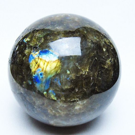 ラブラドライト 丸玉 87mm [t571-5292]