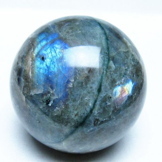 ラブラドライト 丸玉 74mm [t571-5396]