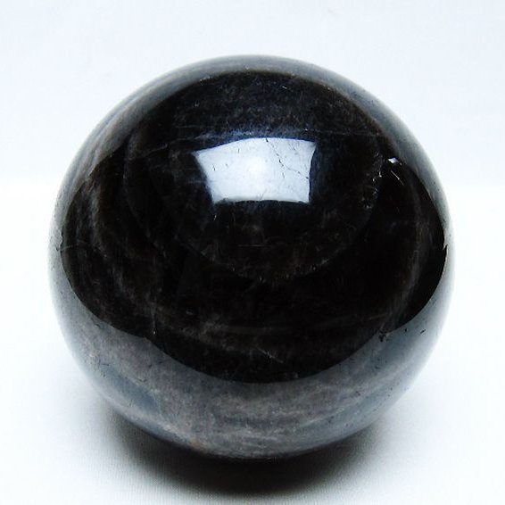1.5Kg モリオン 純天然 黒水晶 丸玉 107mm [t572-11663]