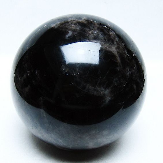 1.6Kg モリオン 純天然 黒水晶 丸玉 110mm [t572-11667]