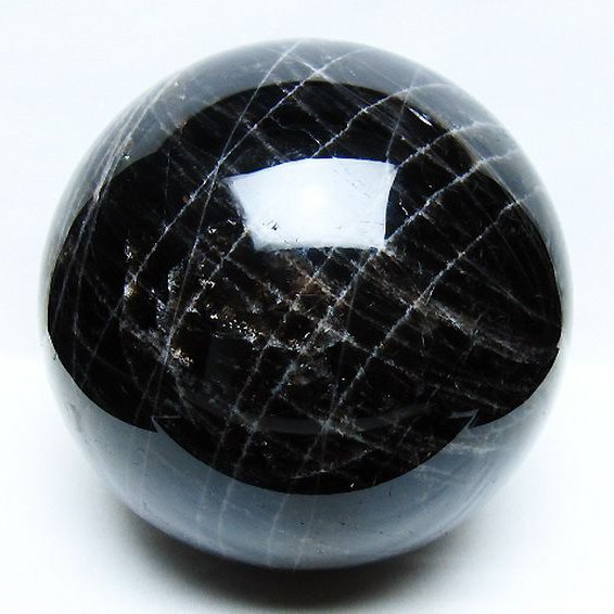 9.3Kg モリオン 純天然 黒水晶 丸玉 190mm [t572-11738]