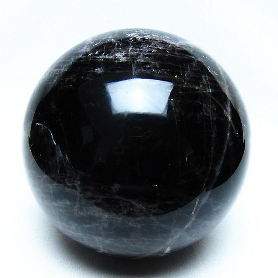1.9Kg モリオン 純天然 黒水晶 丸玉 115mm [t572-11800]