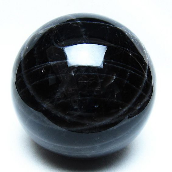 1.8Kg モリオン 純天然 黒水晶 丸玉 115mm [t572-11806]