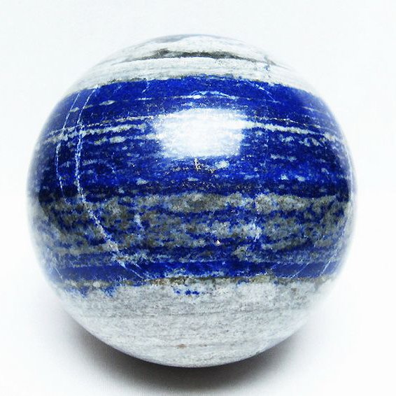 2.6Kg ラピスラズリ 丸玉 119mm [t574-4000]