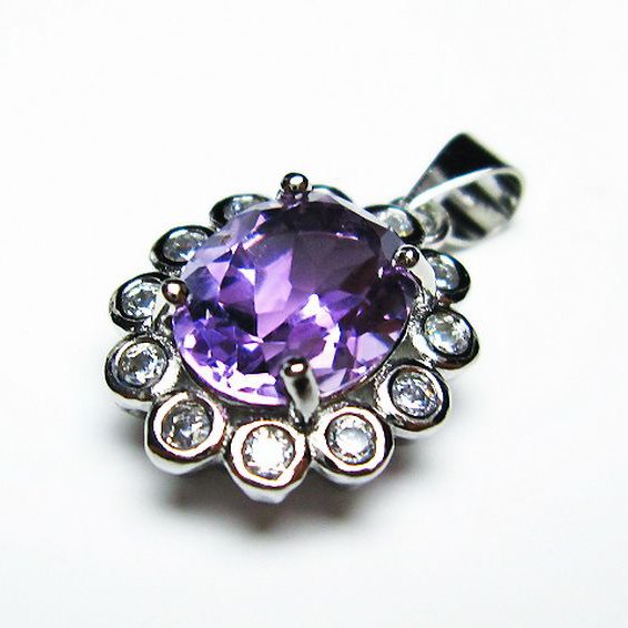 アメジスト ペンダント [T576-2015]