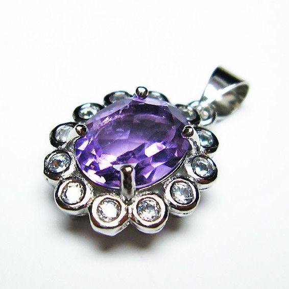 アメジスト ペンダント [T576-2072]