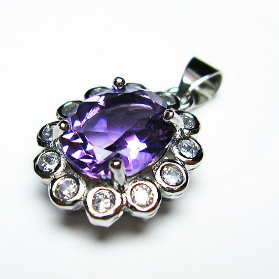 アメジスト ペンダント [T576-2096]
