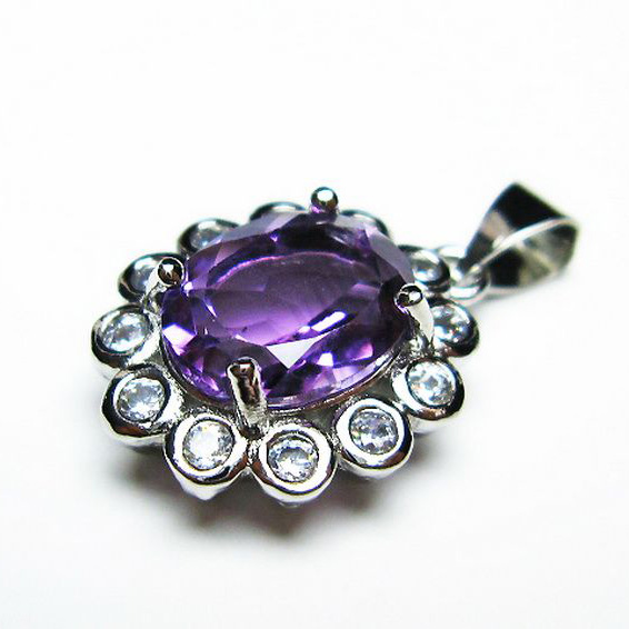 アメジスト ペンダント [T576-2101]