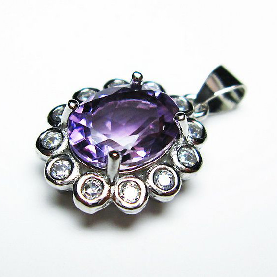 アメジスト ペンダント [T576-2106]