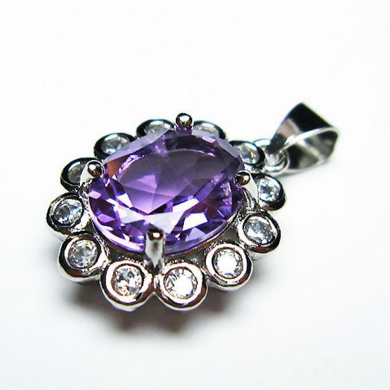 アメジスト ペンダント [T576-2109]