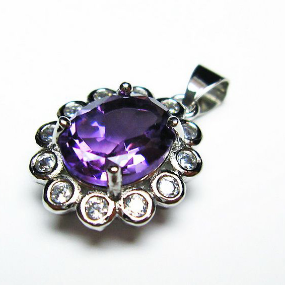 アメジスト ペンダント [T576-2110]