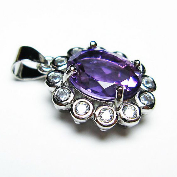 アメジスト ペンダント [T576-2117]